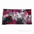 Scarf with Fashionable Printing, Made of Woolen-knit Fabric